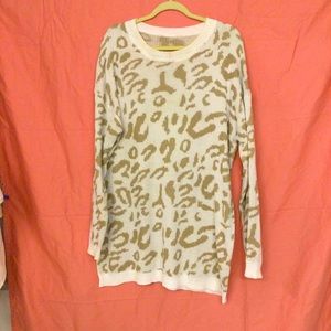 Animal Print XLarge Sweater